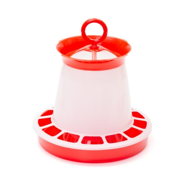 Hranitoare plastic pentru pui si pasari, 5l