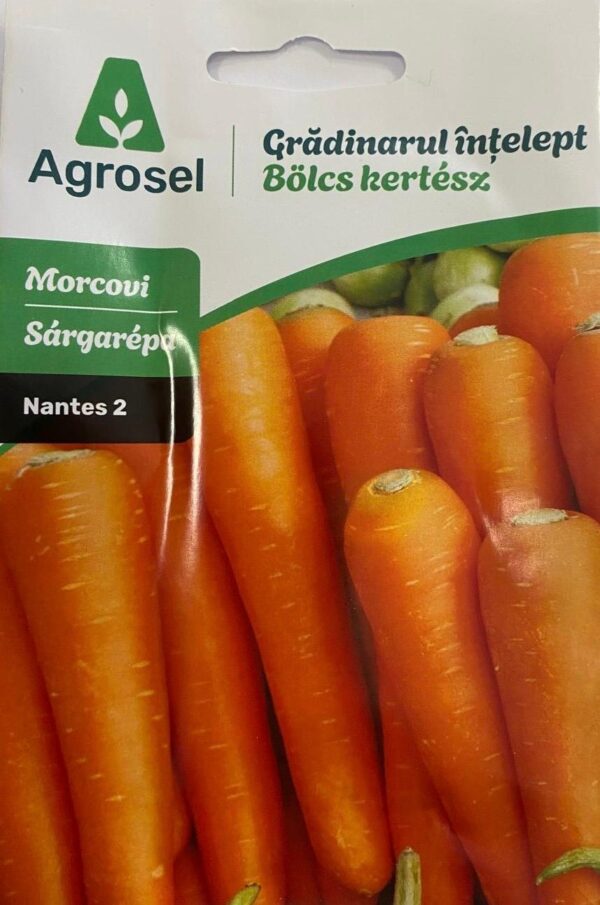 Seminte morcovi NANTES 2, Agrosel