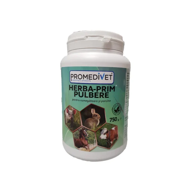 Pulbere antidiareica Herba-Prim, PROMEDIVET, 750gr